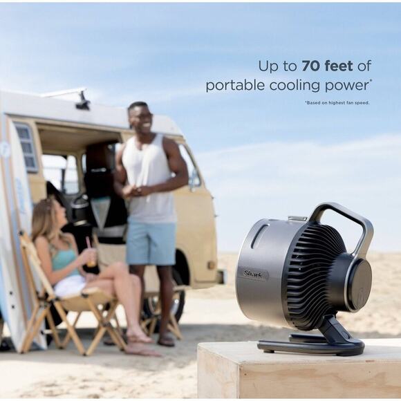 Shark FlexBreeze HydroGo Ultra-Powerful Portable Fan Mists Indoors and Outdoors - Picture 7 of 8